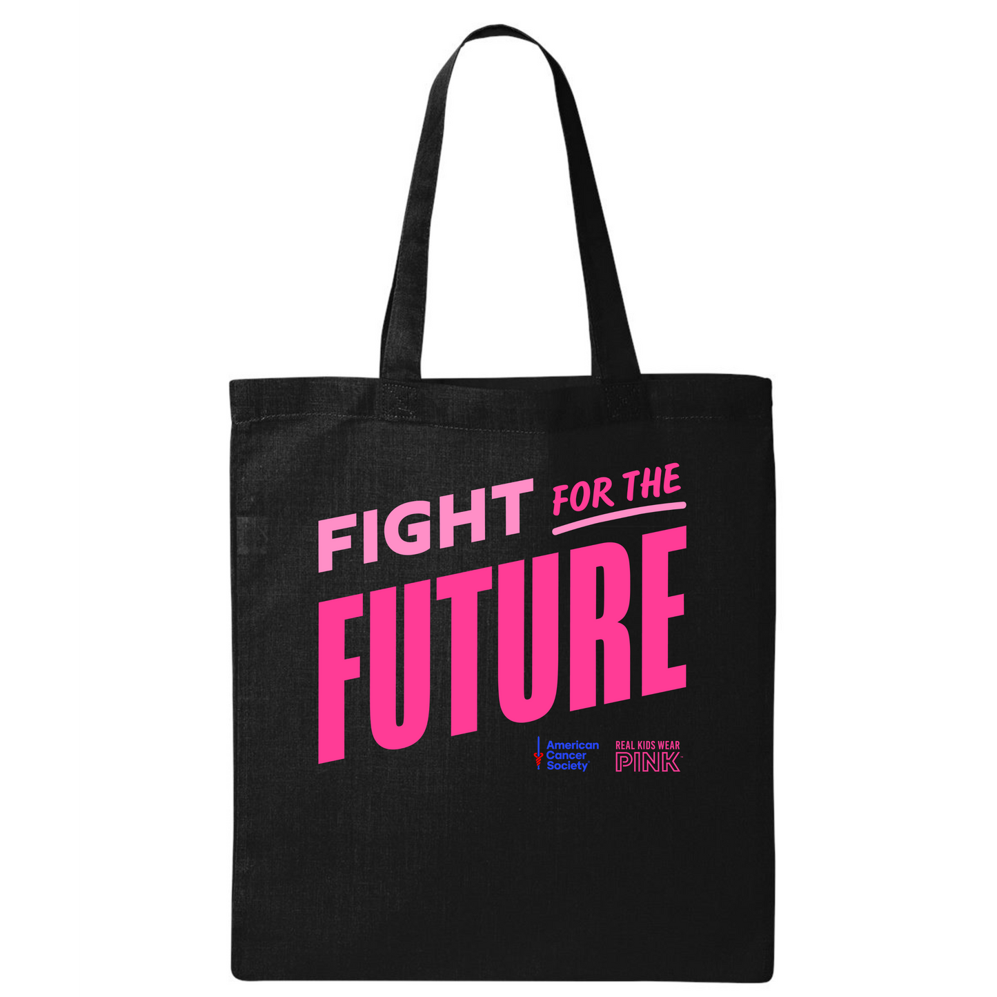 Real Kids Wear Pink Fight for the Future Canvas Tote Bag