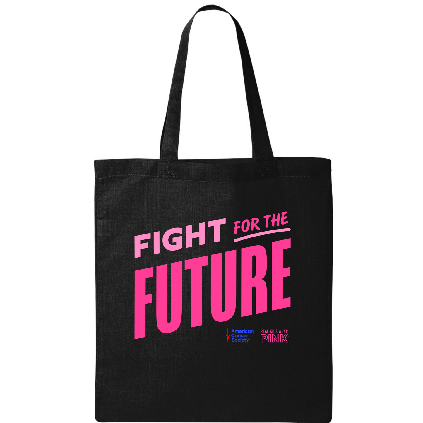 Real Kids Wear Pink Fight for the Future Canvas Tote Bag