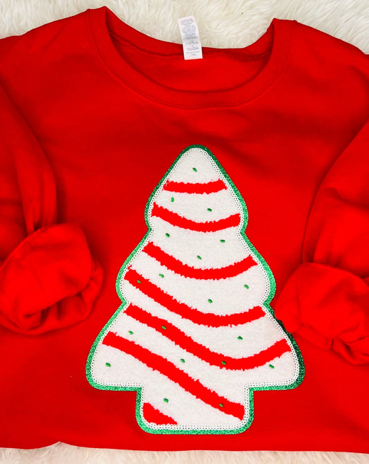 Christmas Tree Cake Chenille