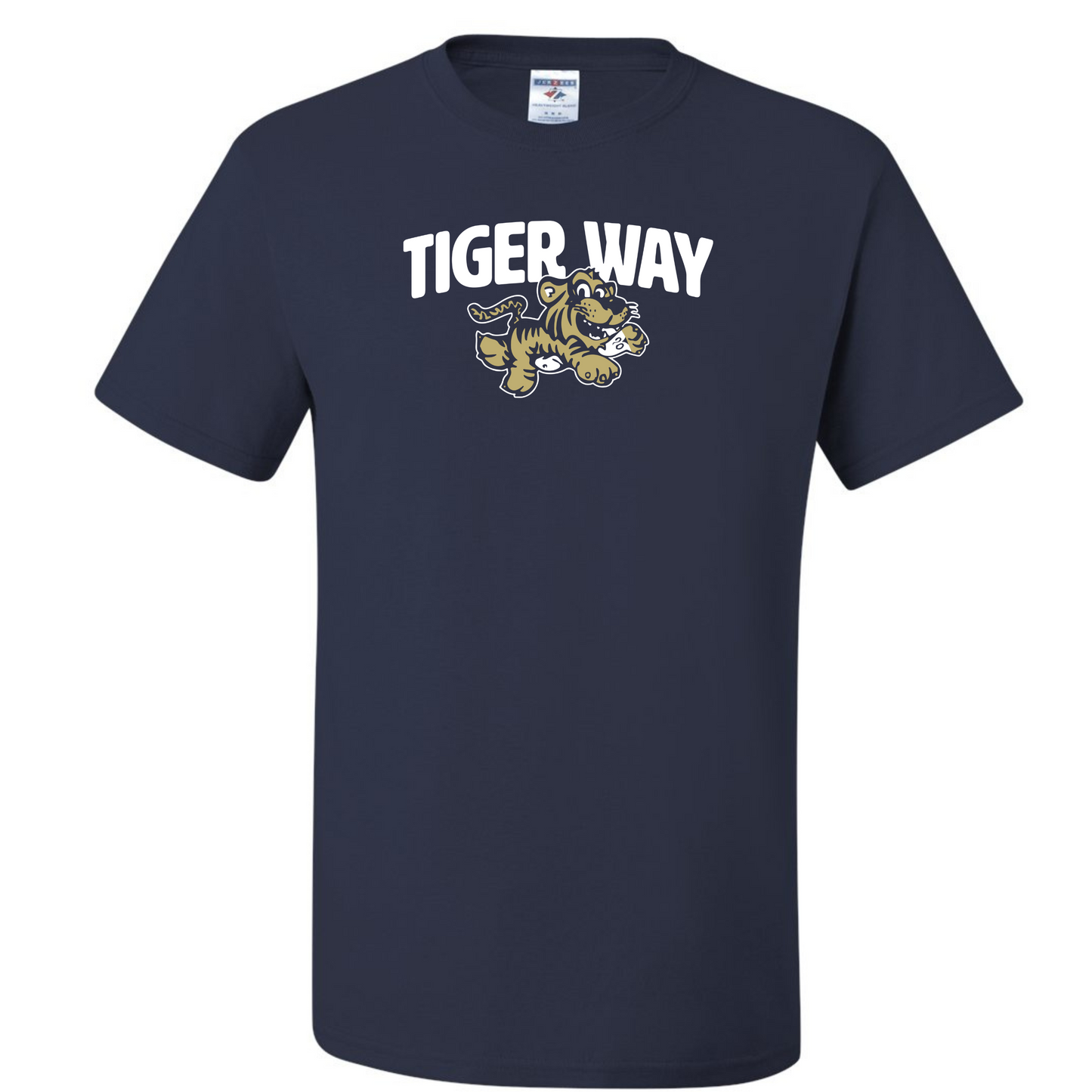 Cohoes Tiger Way T Shirt Long Sleeve Crewneck Hoodie