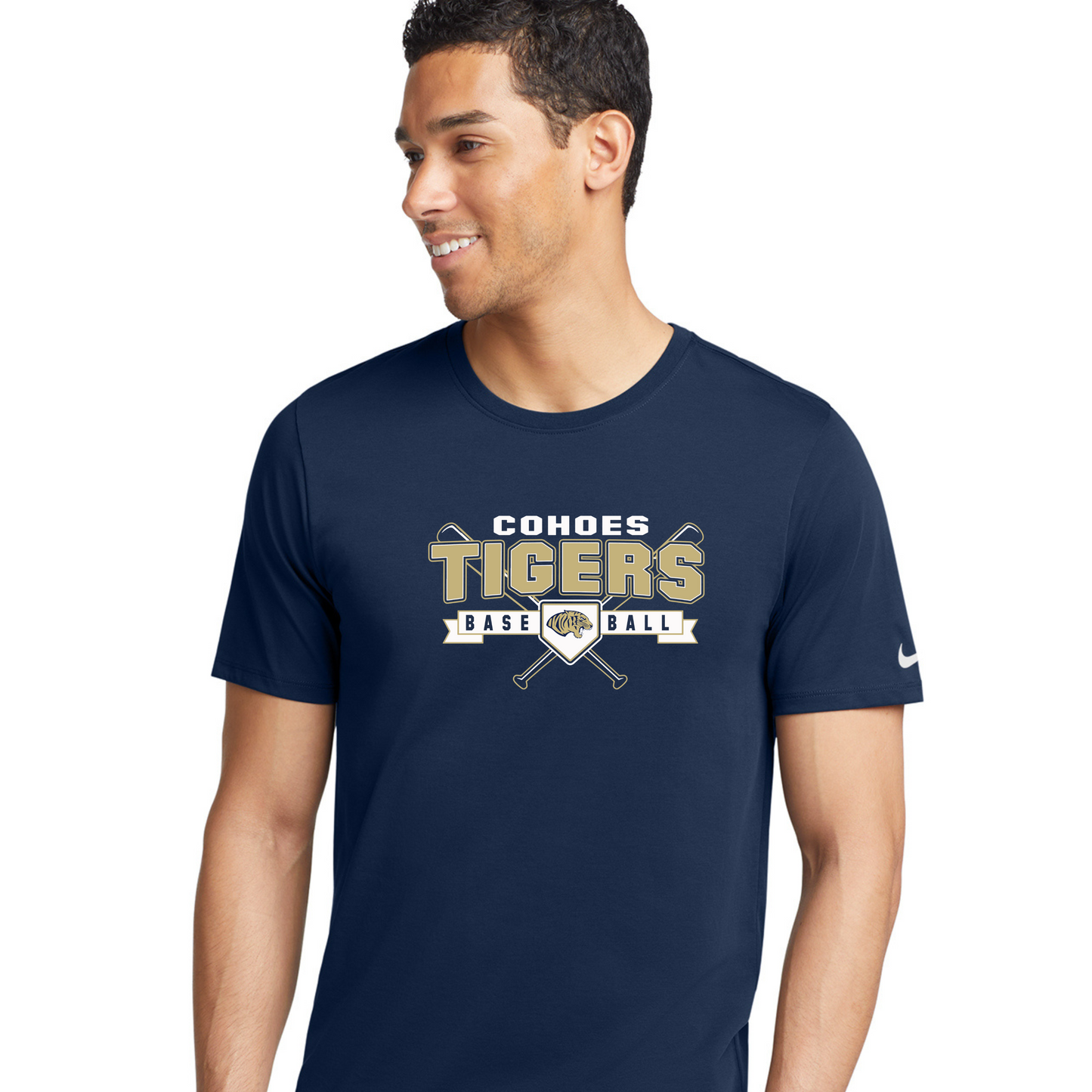 Unisex Cohoes Tigers Baseball Nike Dri Fit Tee