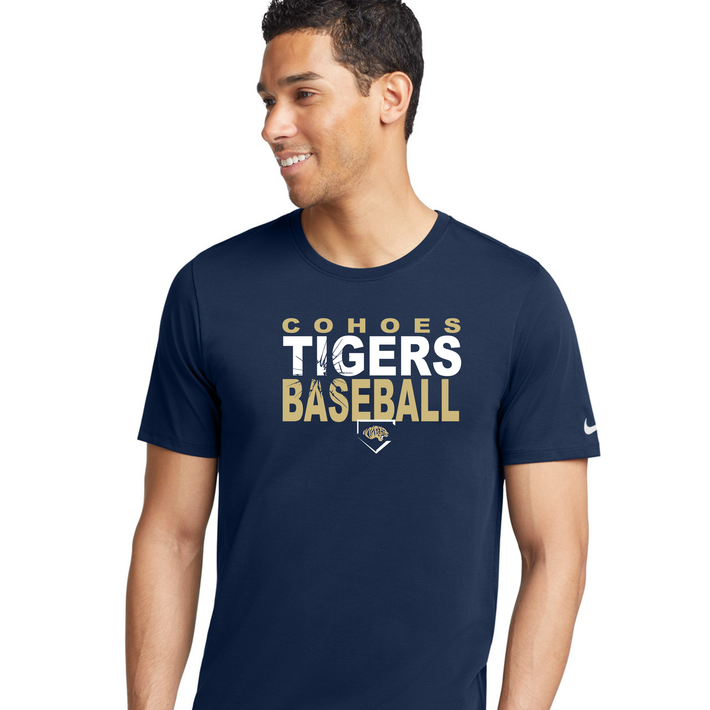 Unisex Cohoes Tigers Baseball Nike Dri Fit Tee