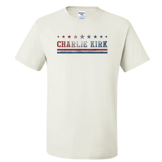 Charlie Kirk Never Give Up T Shirt Long Sleeve or Hoodie