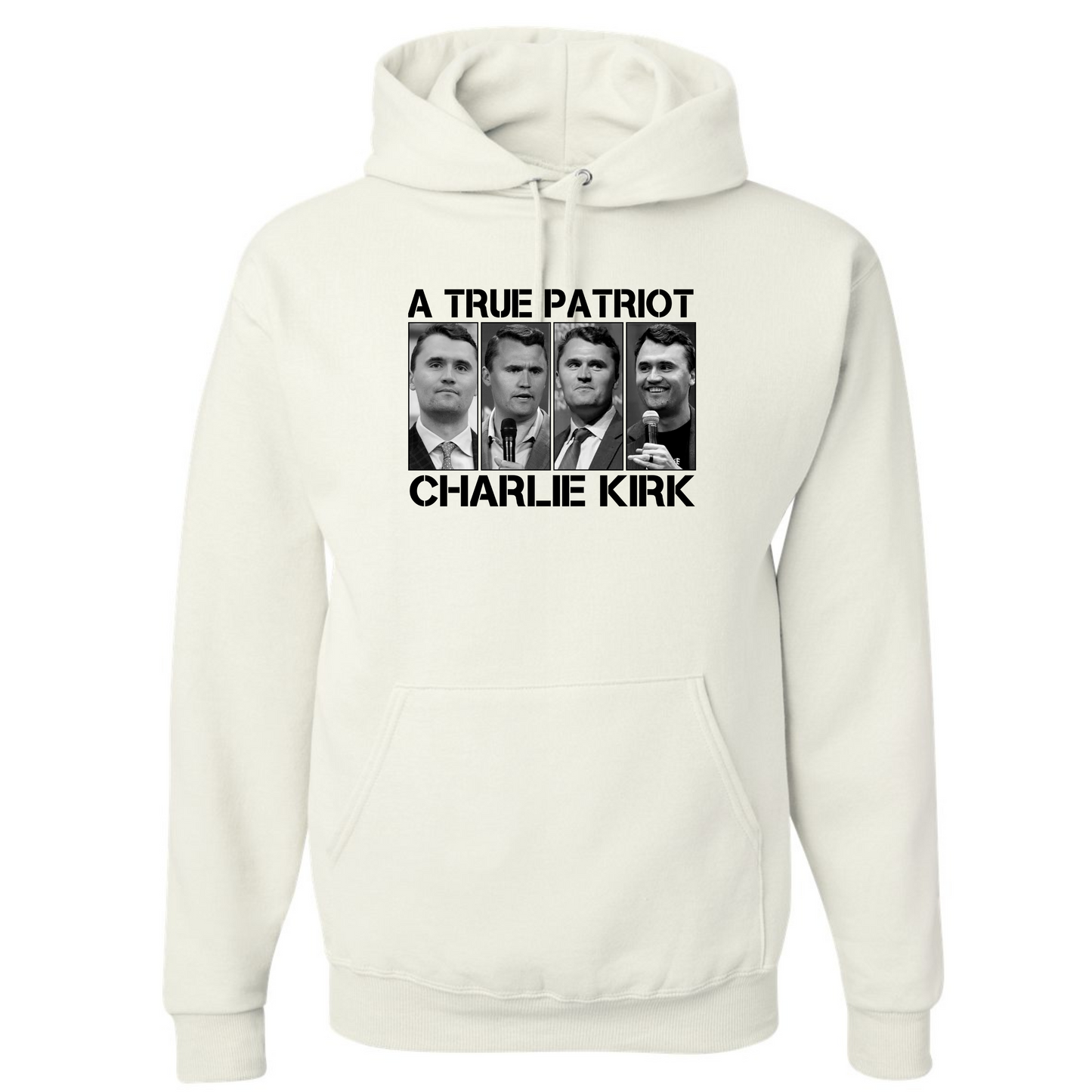 Charlie Kirk True Patriot T Shirt Long Sleeve or Hoodie