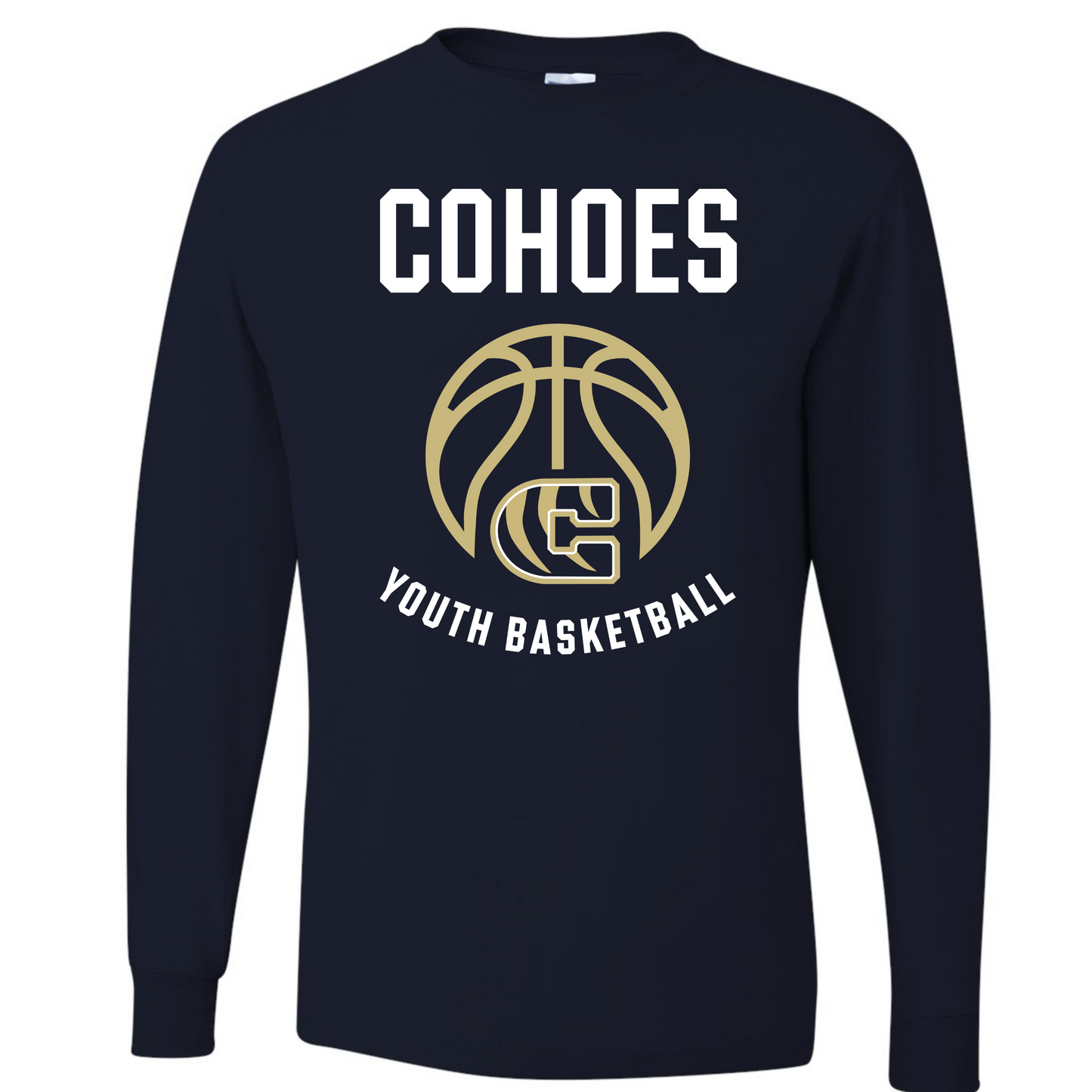 Cohoes Youth Basketball Hoodies T Shirts Long Sleeve
