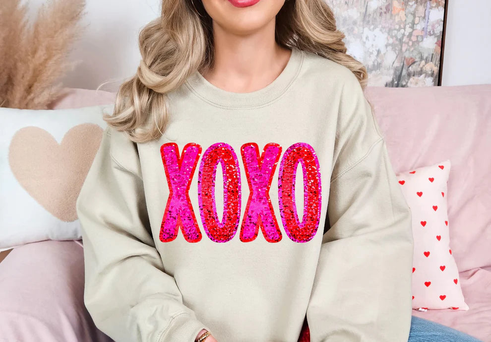 XOXO Faux Glitter