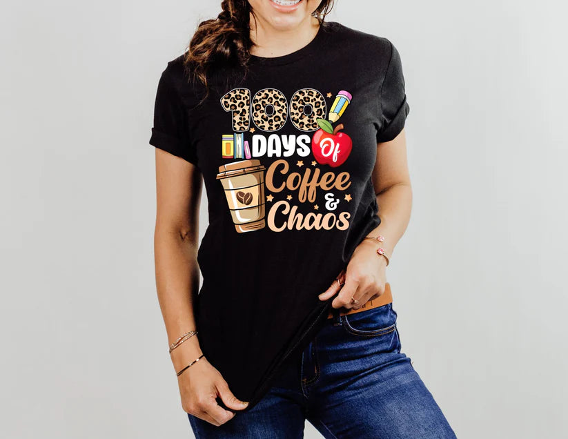"Coffee & Chaos" Alternate 100 Days Top