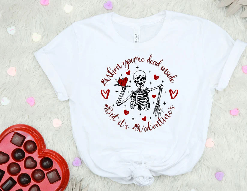 "Dead Inside" Alternate Valentines Top