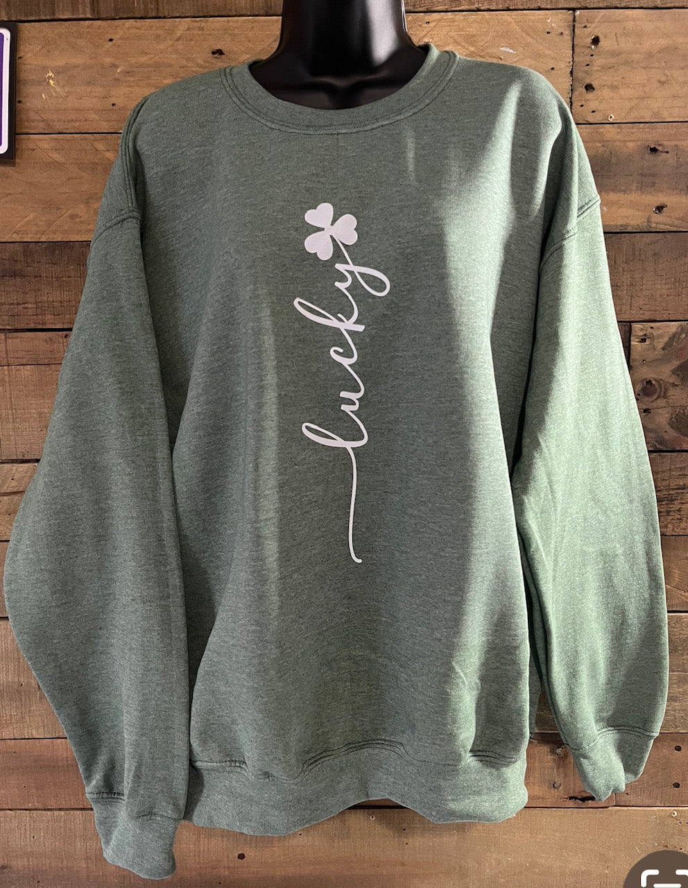 Lucky St Patrick's Day Crew Neck Sweatshirt