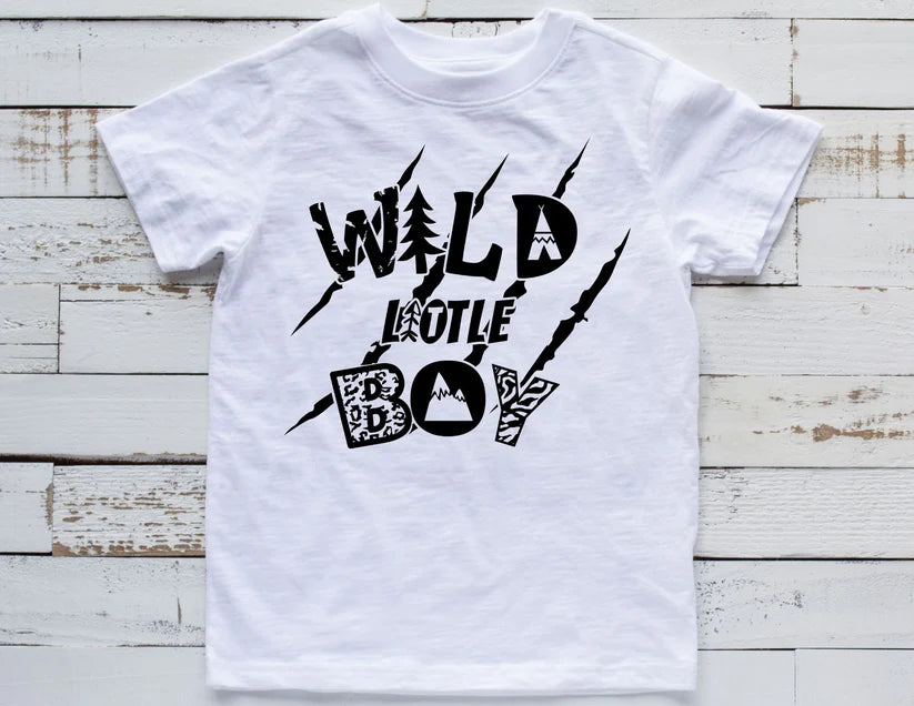 Wild Little Boy Woods