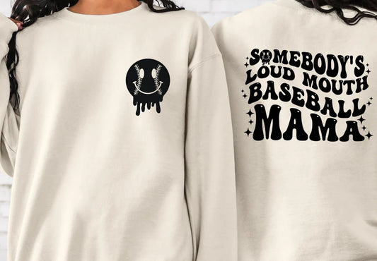 Loud Mouth Baseball Mama