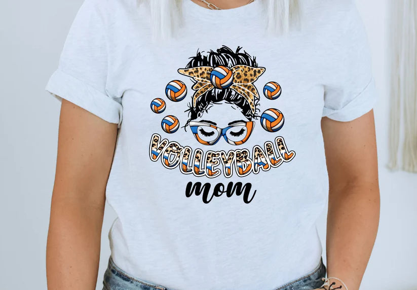 Volleyball Mom Messy Bun