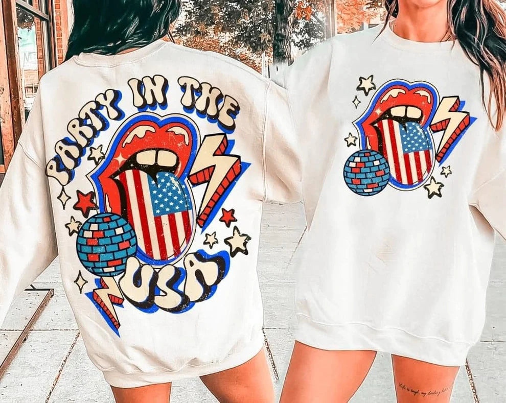 Party In The USA Tongue (Front and Back)