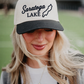 Embroidered Saratoga Lake Otto Cap