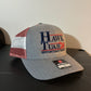 Stars and Stripes Hawk Tuah Trucker Cap