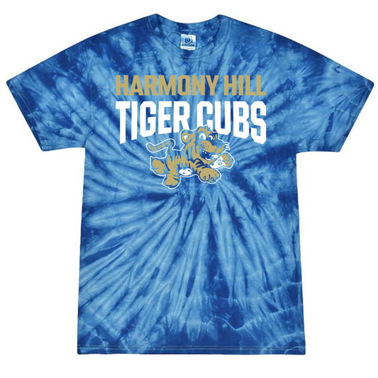 Unisex Harmony Hill Tiger Cubs Tye Dye T-Shirt