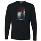 Charlie Kirk Justice Flag T Shirt Long Sleeve or Hoodie