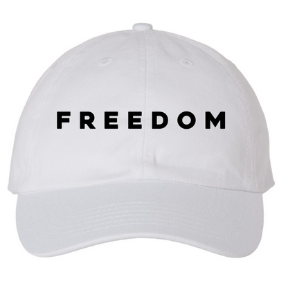 Embroidered Charlie Kirk FREEDOM Dad Cap Unstructured Cap