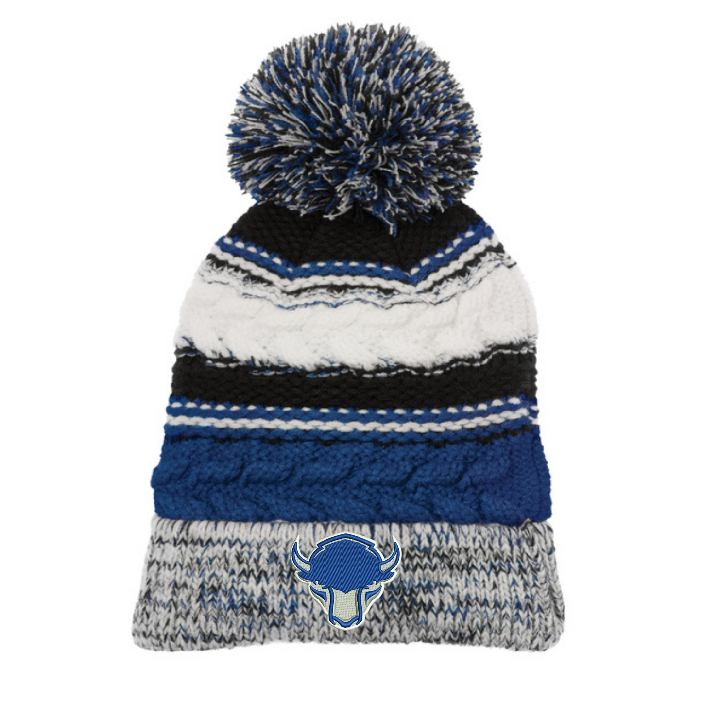 North Colonie Bison Team Beanie Winter Hat Multiple Styles