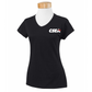Womens Classic CSEA Everyday Fitted V Neck T Shirt
