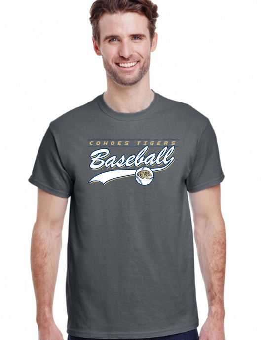 Cohoes Tigers Baseball Cursive T Shirt