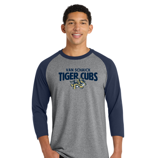 Van Schaick Tiger Cubs 3/4 Sleeve T