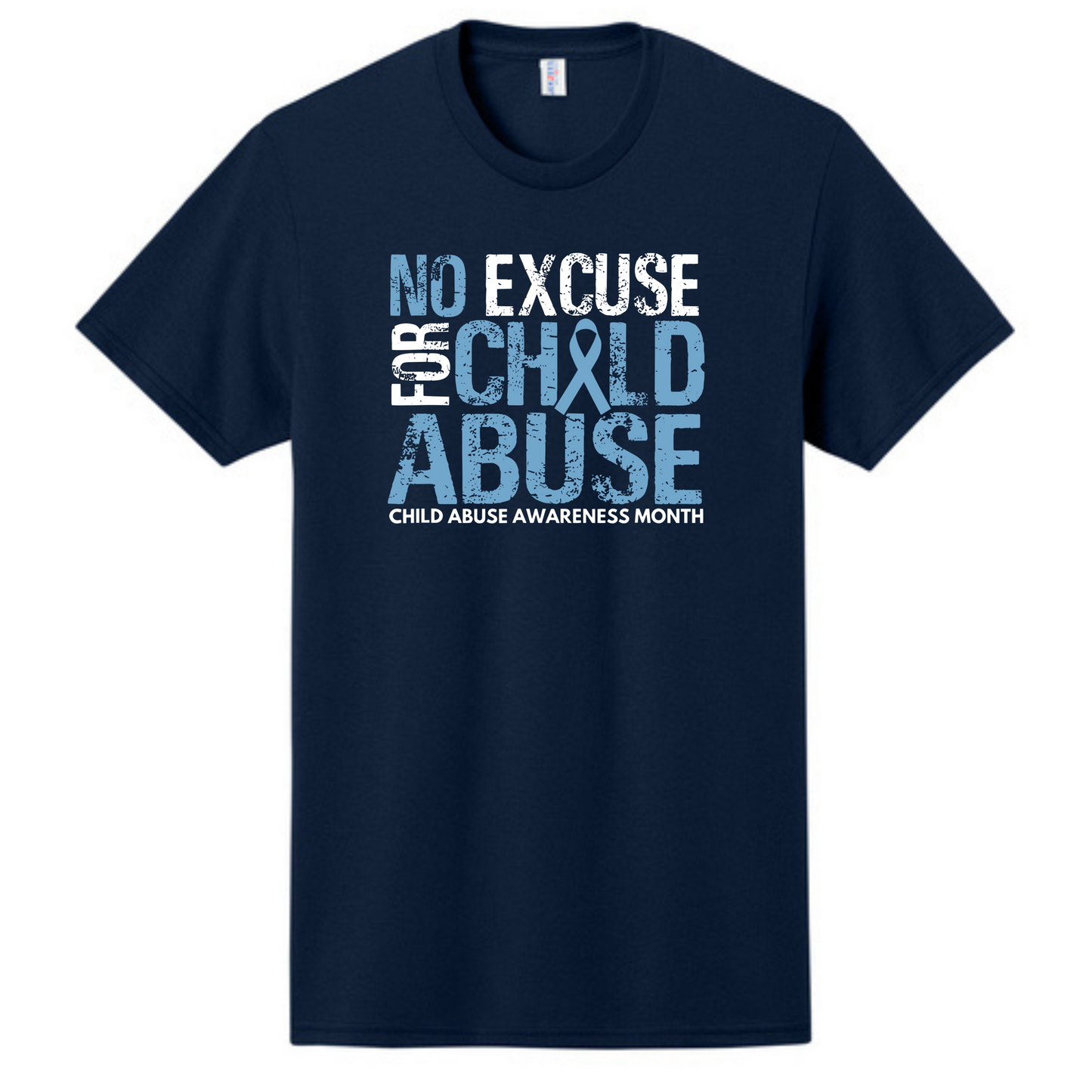 No Excuse For Child Abuse Awareness Apparel