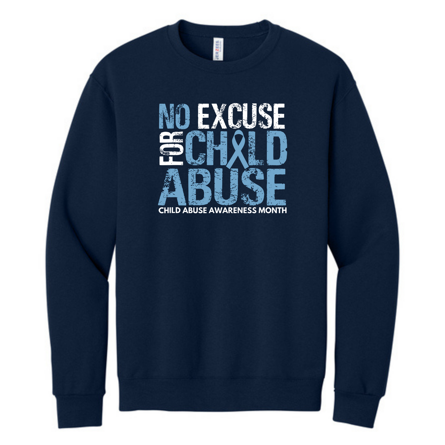 No Excuse For Child Abuse Awareness Apparel