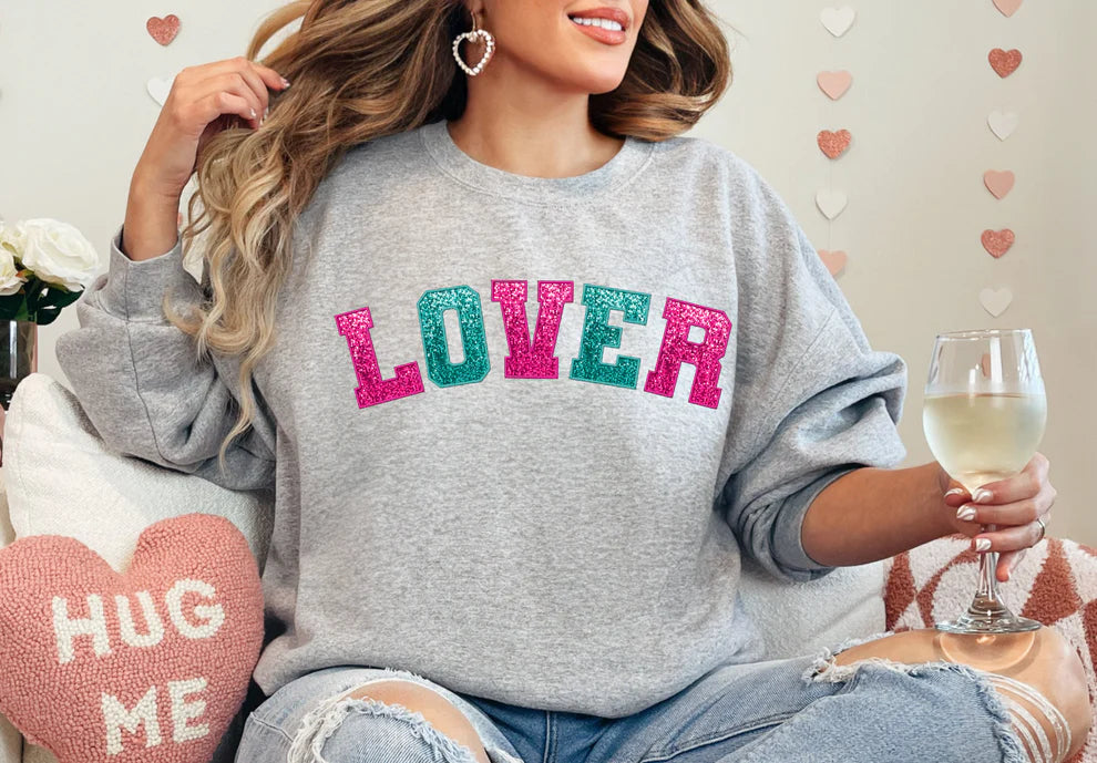 Lover Faux Embroidery