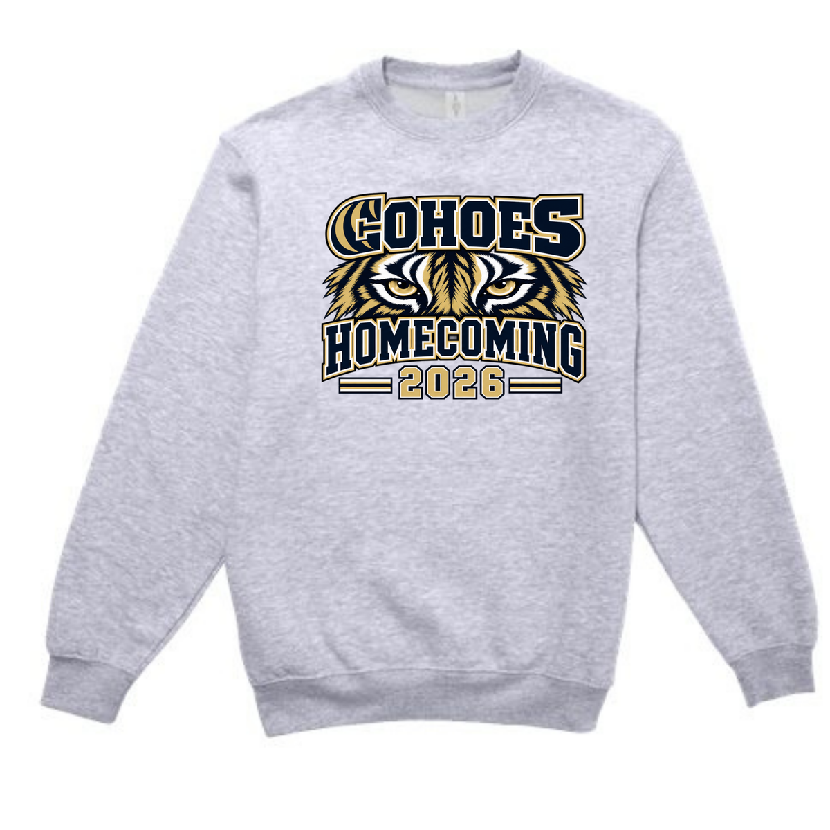 Cohoes Tigers Homecoming 2026 T Shirt/Long Sleeve/Crew/Hoodie