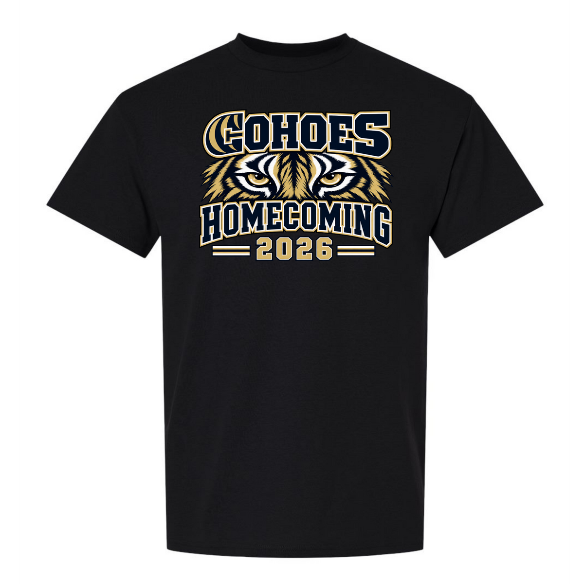 Cohoes Tigers Homecoming 2026 T Shirt/Long Sleeve/Crew/Hoodie