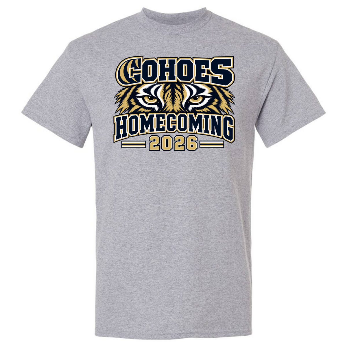 Cohoes Tigers Homecoming 2026 T Shirt/Long Sleeve/Crew/Hoodie
