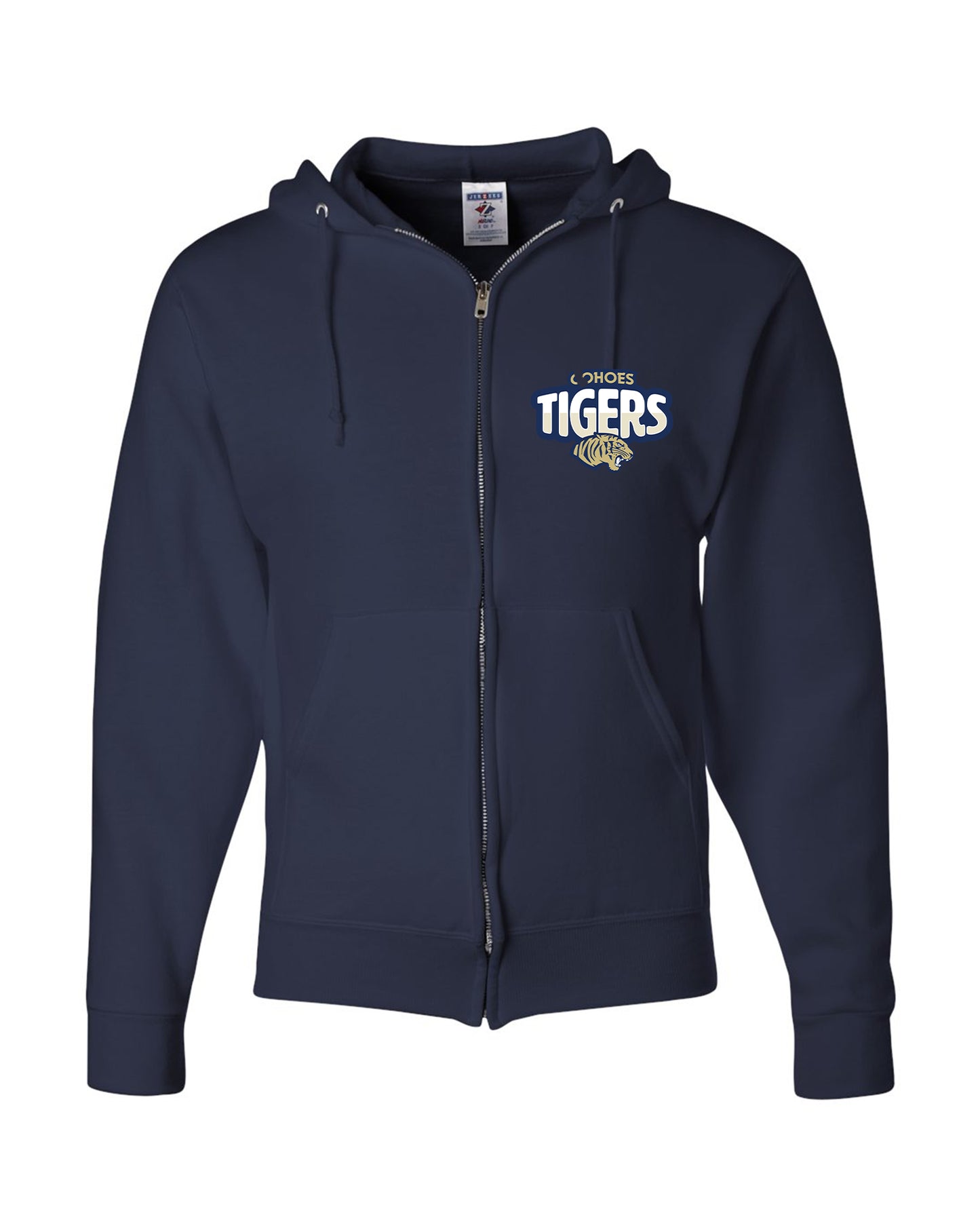 Cohoes Tigers Zip Up Hoodie