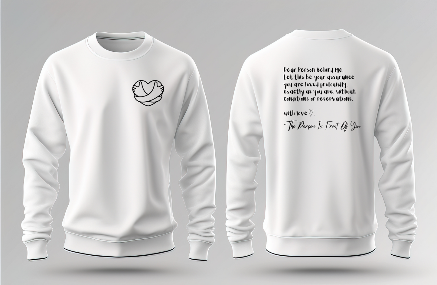 The Be Kind Be Positive Crewneck