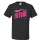Unisex Real Kids Wear Pink Fight for the Future T Shirt