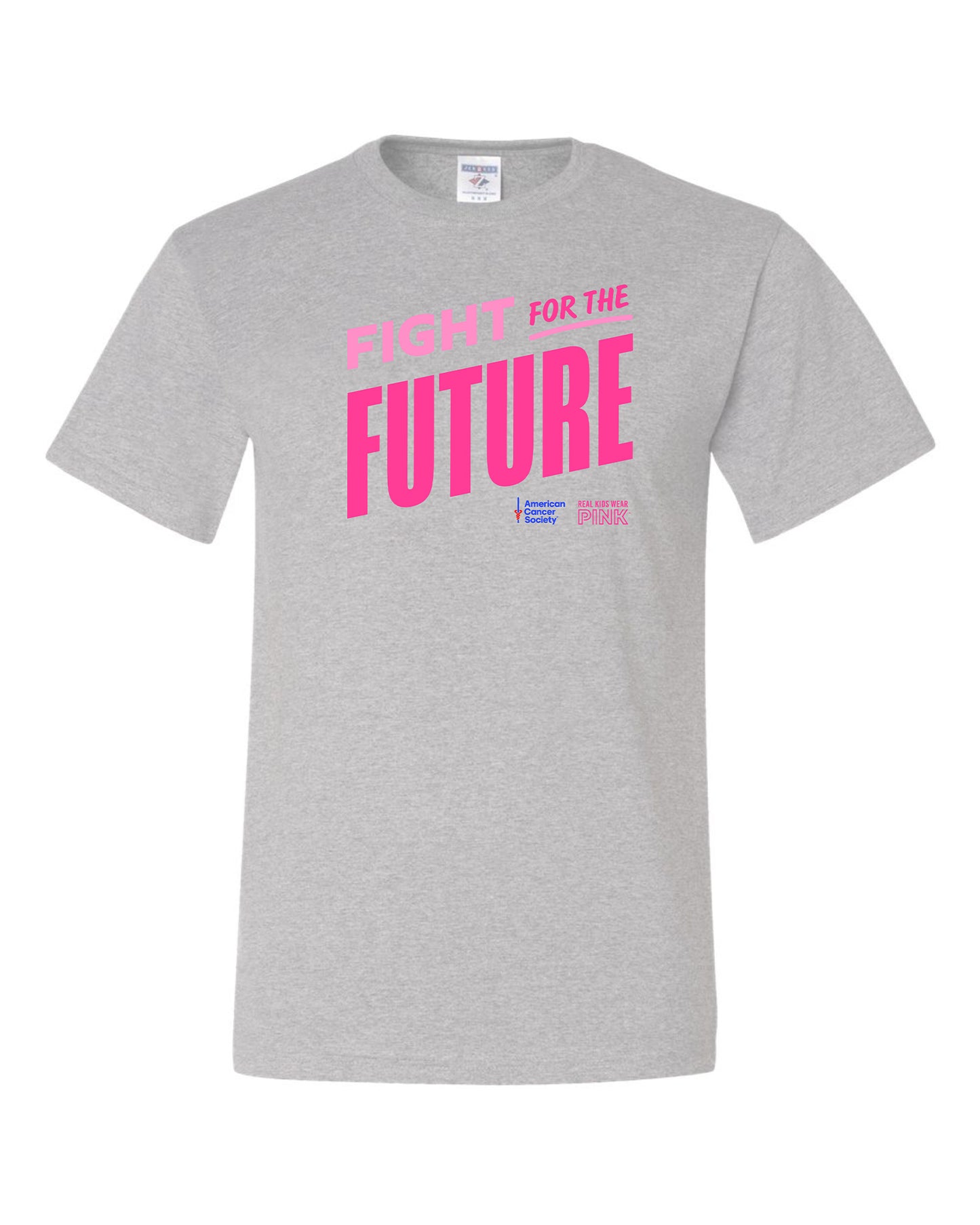 Unisex Real Kids Wear Pink Fight for the Future T Shirt