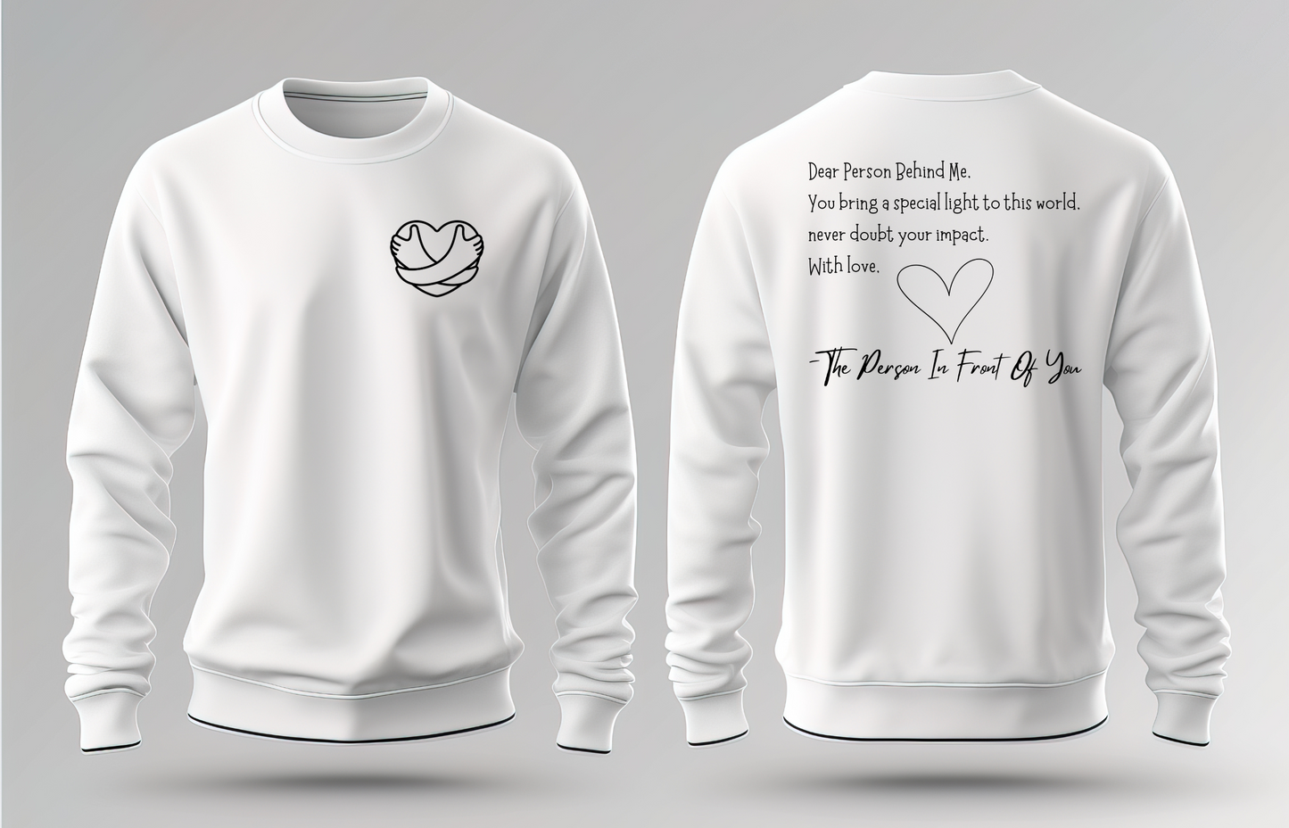 The Be Kind Be Positive Crewneck