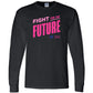 Unisex Real Kids Wear Pink Fight for the Future Long Sleeve T Shirt