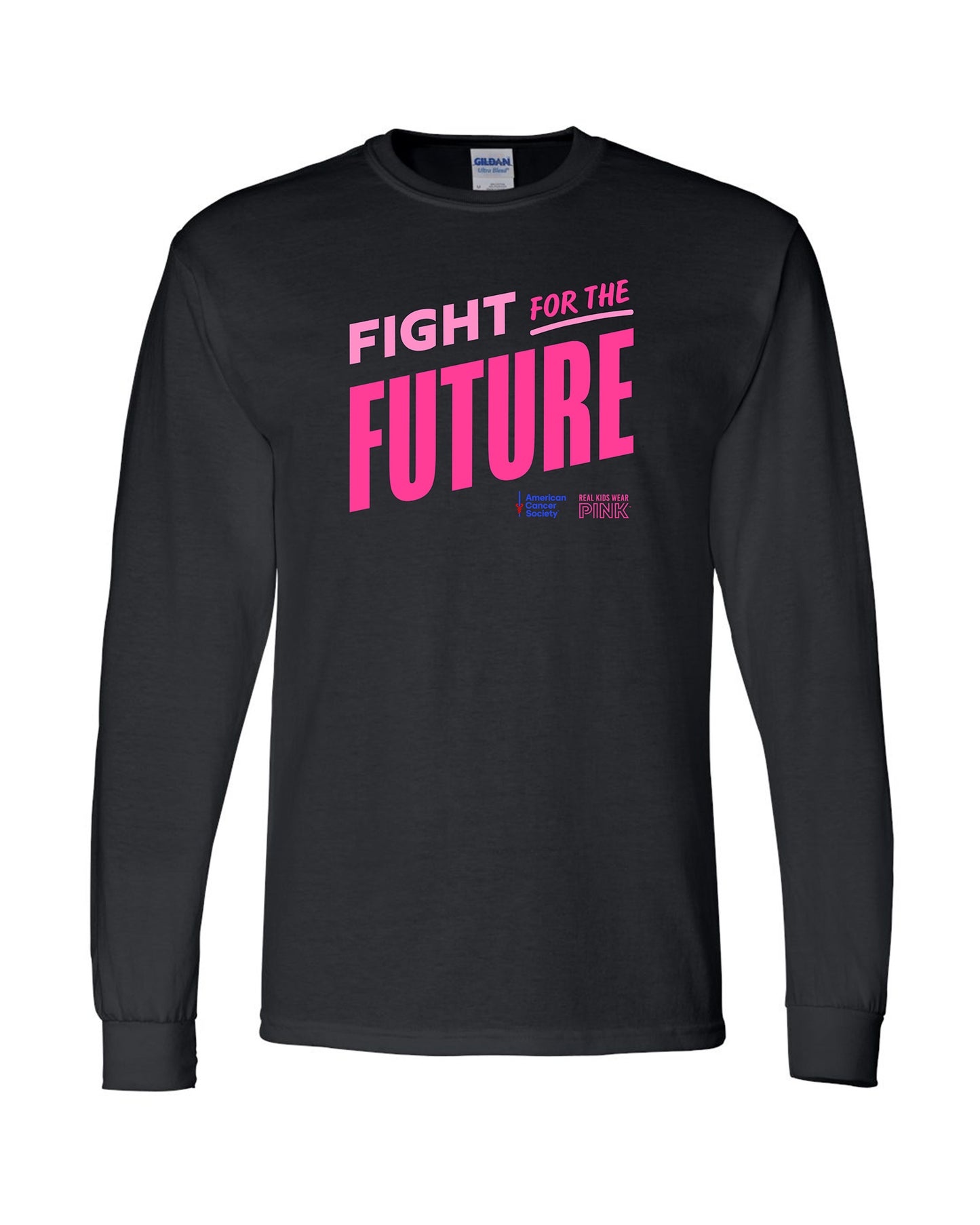 Unisex Real Kids Wear Pink Fight for the Future Long Sleeve T Shirt