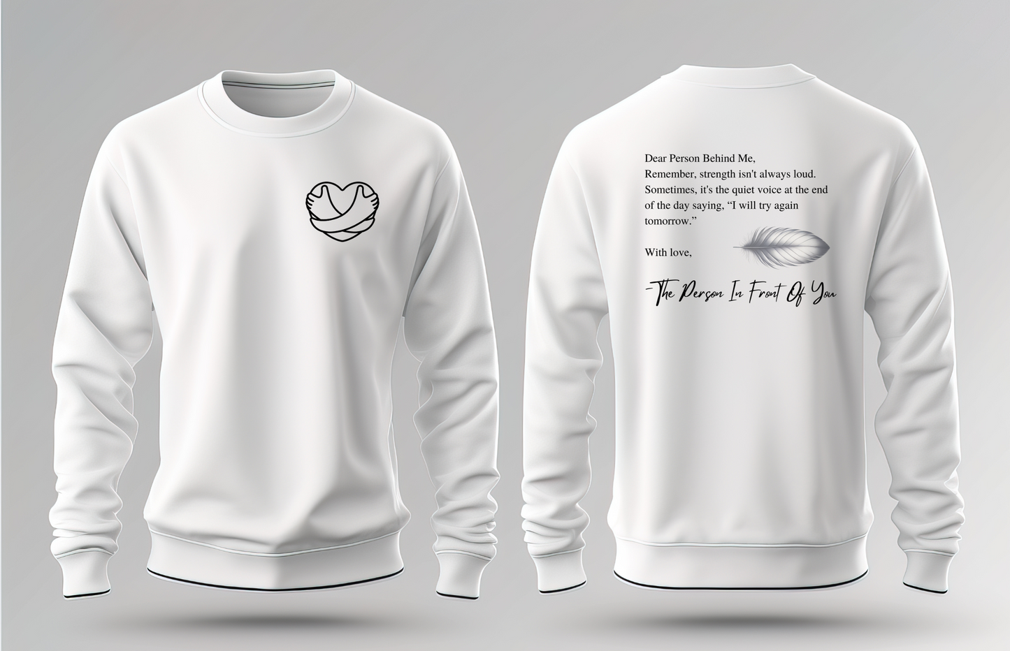 The Be Kind Be Positive Crewneck