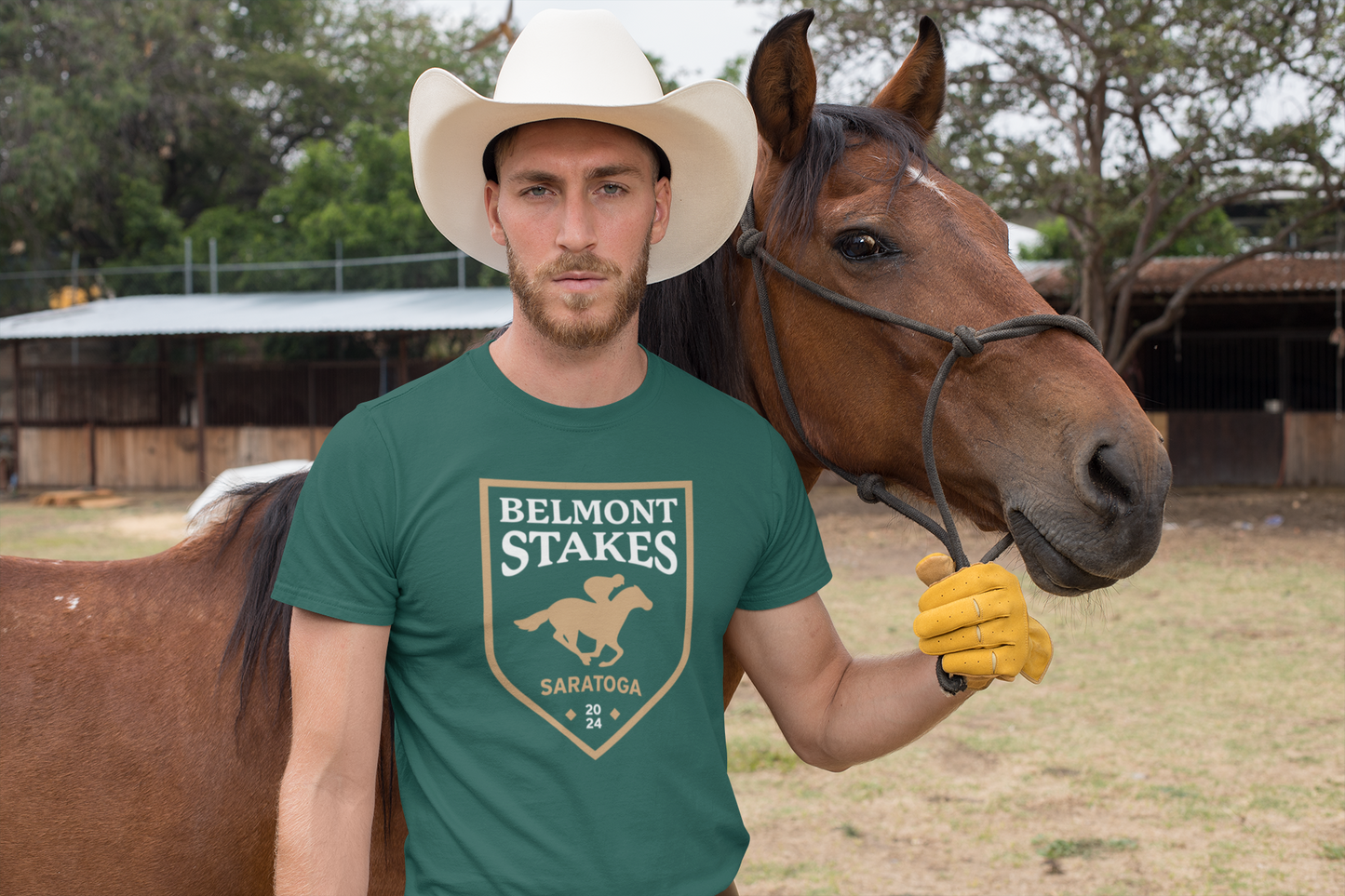 Belmont Stakes Saratoga 2024 Unisex T shirt