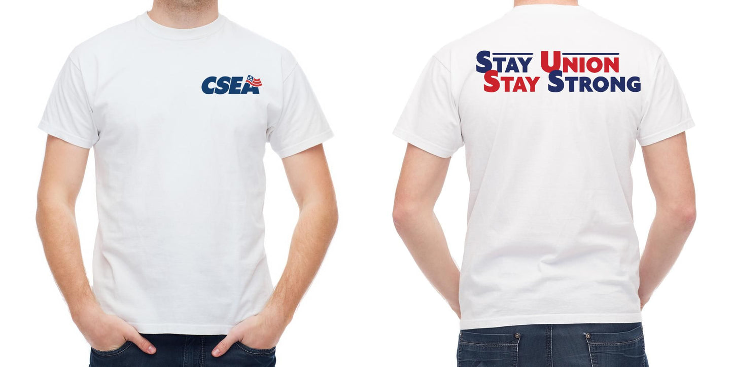 Unisex Classic CSEA Everyday T Shirt Front/Back