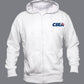 Unisex CSEA Embroidered Hooded Zip-Up Sweatshirt Front Chest