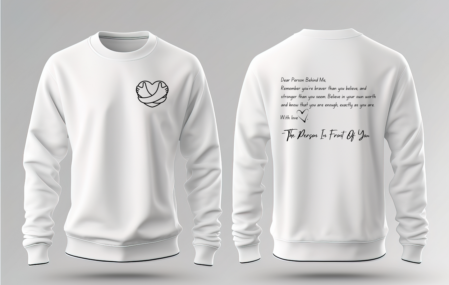 The Be Kind Be Positive Crewneck