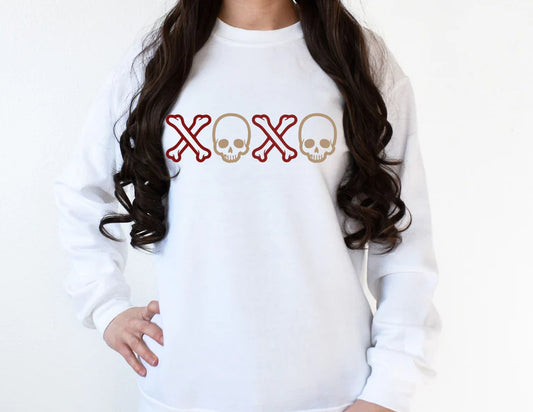 Bones XOXO Valentines Top