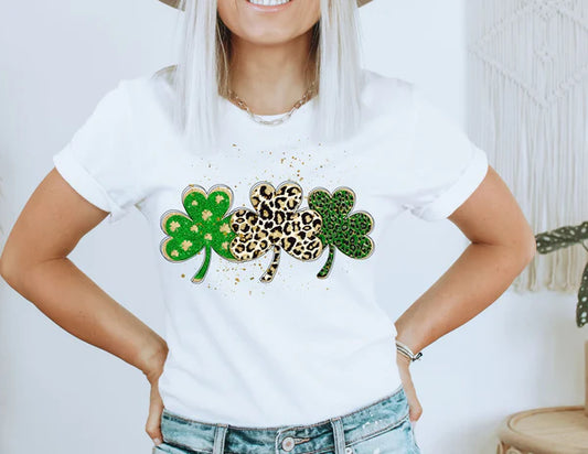 Leopard Shamrock Trio