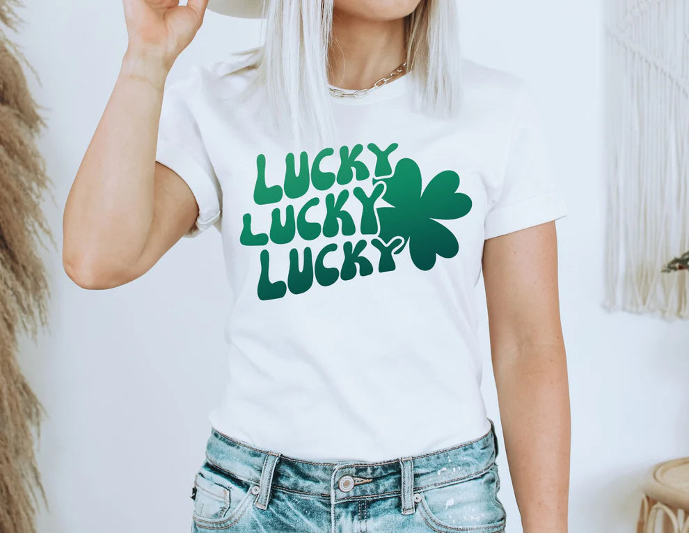 Lucky Stacked (Green Shamrock)
