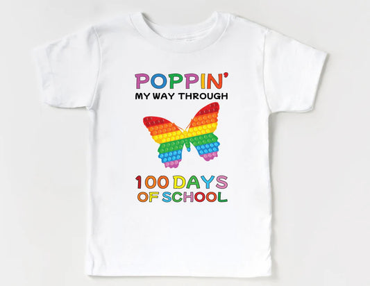 "Poppin' my way through" Butterfly 100 Days Top