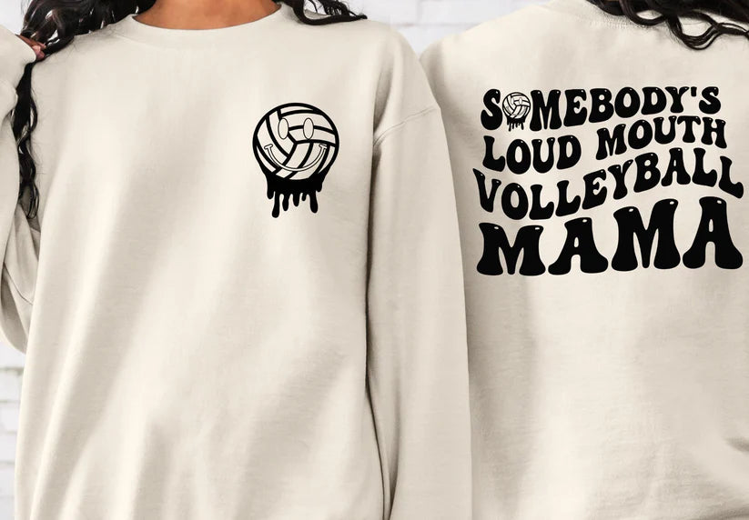 Loud Mouth Volleyball Mama