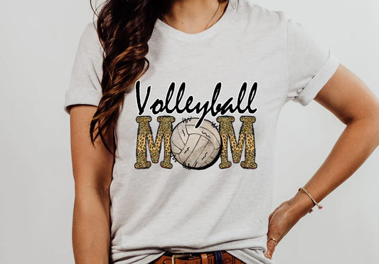 Volleyball Mom Leopard